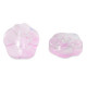 Glass bead 12mm Flower - Lilac